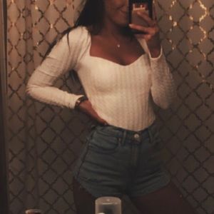 White Free People top, worn once!